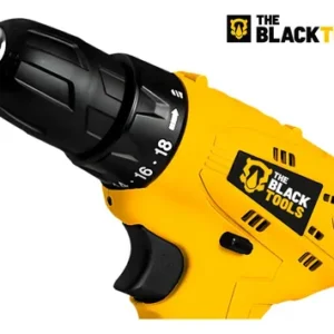 Parafusadeira Furadeira 3/8 A Bateria Tb12a The Black Tools Jogo Brocas E Buchas 300 Peças - Imagem 9