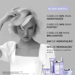 Kérastase Blond Absolu Máscara Ultra Violeta Mascarilla Matizante Rubios | 200ml | - Imagem 5