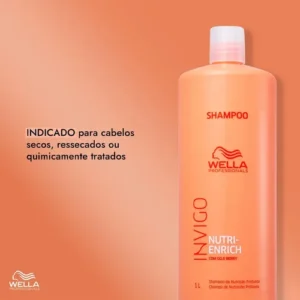 Kit Wella Invigo Nutri Enrich Shampoo Condicionador E Válvulas - Imagem 2