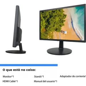 Monitor 22 Full Hd 1920*1080 Vesa 75mm 16:9 Hdmi Vga 5ms - Imagem 7