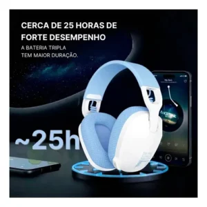 Headset Gamer Onikuma B2 Fone Tipo G435 Bt-5.3 Ps5 Ps4 Pc Cor Branco - Imagem 5
