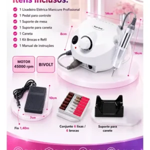 Kit Cabine 48w + Lixadeira Porquinho 45000 + Coletor Pó 80w - Imagem 4