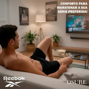 Kit 4 Cuecas Boxer Reebok Algodão Sem Costura Box Premium - Imagem 7