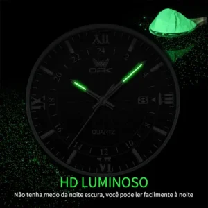 Opk Original Relógio Masculino Quartzo À Prova D'água 6003 - Imagem 8