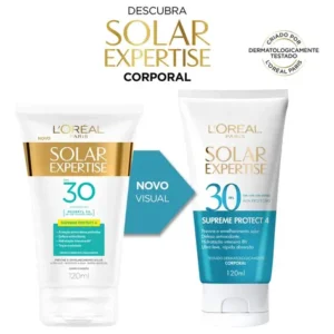 Protetor Solar Corporal Supreme Protect 4 FPS 30 Bisnaga 120ml L'oréal Paris - Imagem 2