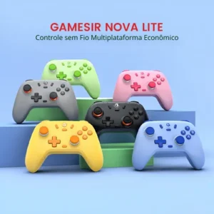 Controle Gamesir T4 Nova Lite Sem Fio Para Pc Switch Android Ios Steam Celular Hall Effect Cor Rosa - Imagem 4