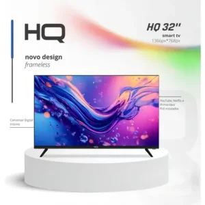 Smart Tv Hq 32 Hd Android 12 Design Slim Hqs32nkhm - Imagem 2