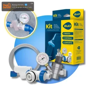 Kit Pressurizador Valvula Redutora De Pressao Com Duchao - Imagem 1