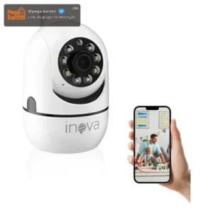 Câmera de Segurança Inova Domo Full HD 1080p com Visão Noturna e Áudio Bidirecional - Imagem 1