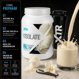 Whey Protein 900g Xtr Isolate 900g Zero Lactose - Imagem 7
