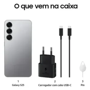 Samsung Galaxy S25 5G, 256GB, 12GB, Câmera Tripla - Prata - Imagem 7