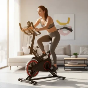 Bicicleta Ergométrica Spinning U-STAR Sensor Cardíaco Garrafa - Imagem 13