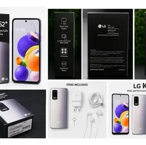 Smartphone K62+ 4g Tela 6,6' 128gb 4gb Ram Branco LG - Imagem 8