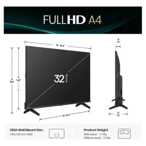 Smart Tv Hisense A4 32 Polegadas Fhd Fire Tv - Imagem 5