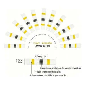 Kit 800 Terminais Termo Retráteis Estanques Para Fios Preto - Imagem 4