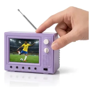 Mini Tv Portátil Retrô, Tela Usb Hd Recarregável De 2,4 - Imagem 13