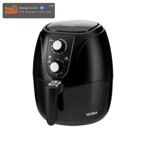 Air Fryer Ultra AF-UT-01 Preta com Timer 3,2L - Imagem 1