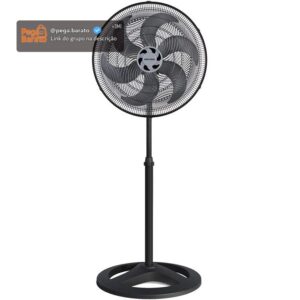 Ventisol Ventilador de Coluna Oscilante, Turbo 6 Pás Premium, Preto, 50cm, 220V - Imagem 1