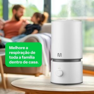 Umidificador Ultrassônico Easy Air 1.8L Branco Multi Saúde - HC290 - Imagem 2