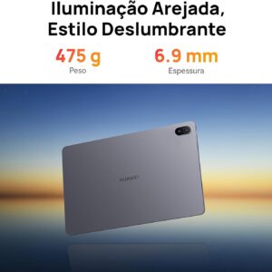 Tablet, HUAWEI MatePad SE 11, 4+128GB, Tela HUAWEI FullView de 11" para Conforto Visual，Superbateria de 7700 mAh 22,5W，Câmera Traseira 8 MP，Câmera Frontal 5 MP，Cinza Nebula - Imagem 2