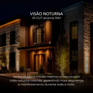 Câmera de segurança Externa Wifi Dome Lite Prova da Água Resistente Ip66 Ekaza Branco - Imagem 10