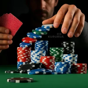 Kit Jogo De Poker Texas Semi Profissional Completo 200 Fichas Numeradas Campeonato Marca Kururuá - Imagem 5