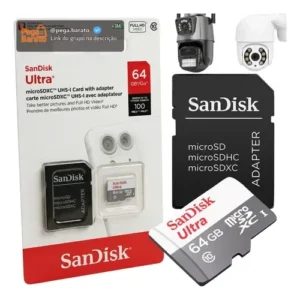 Cartão Memória Micro Sd Tf 64gb Original P/ Câmera Segurança - Imagem 1