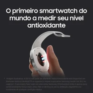 Smartwatch Samsung Galaxy Watch 8 40mm Prateado com Bluetooth e Wi-Fi - Imagem 7