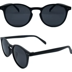 Óculos De Sol Transparente Redondo Casual Luxo Praia Uv400 - Imagem 2