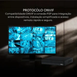 Câmera de segurança Externa Wifi Dome Lite Prova da Água Resistente Ip66 Ekaza Branco - Imagem 8
