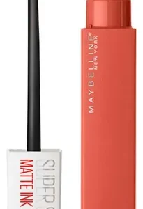 Batom Líquido Matte Longa Duração 16H Não Transfere Cor Intensa Acabamento Matte Confortável Aplicador Preciso Cor 70 Amazonian Nude Amarronzado SuperStay Matte Ink Maybelline NY 5ml - Imagem 1
