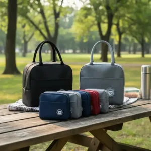 Kit 2 Bolsa Marmita Térmica Lancheira Academia Trabalho Dia - Imagem 6