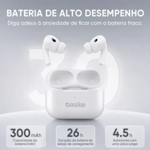 Basike Fone De Ouvido Sem Fio Bluetooth Para Bluetooth 5.3 - Imagem 6