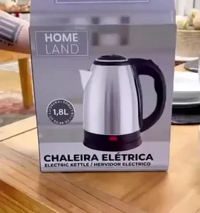 Chaleira Elétrica Inox 1,8L 1500W Aquecimento Rápido Automática - Imagem 10