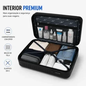 Kit Mala 10kg Viagem Expansiva Bordo Avião Bagagem - Imagem 10