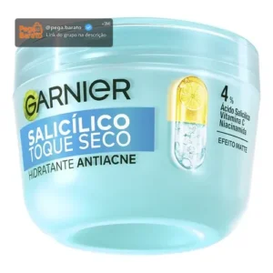 Hidratante Facial Antiacne Toque Seco com Ácido Salicílico, Uniformiza a Pele, Reduz Imperfeições e Controla a Oleosidade por 8 Horas, Garnier, 85g - Imagem 1