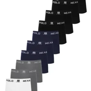 Kit 10 Cuecas Boxer Sem Costura Polo Wear Sortido - Imagem 2