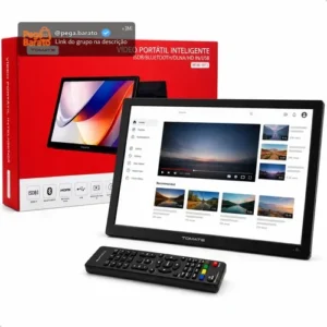 Tv Digital Portátil 19 Bluetooth Hdmi Usb Tela Inteligente - Imagem 1