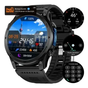 Smartwatch Com Gps Chamadas Bluetooth 530 Mah - Imagem 1