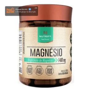 Magnésio Bisglicinato - 60 Cápsulas - Nutrify - Imagem 1