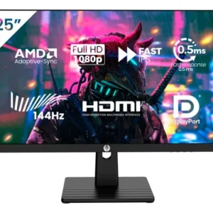 Monitor Gamer Haiz 25'' Ips Fhd 144hz 0.5ms Hdmi Dp Vesa Preto - Imagem 2
