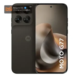Smartphone Motorola Moto G77 5g - 256gb 24gb (8gb Ram + 16gb Ram Boost), Camera 108mp Ultra-pixel, Tela 1.5k Extreme Amoled 120hz, Ultrarresistente - Marrom - Imagem 1