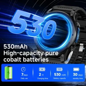 Smartwatch Com Gps Chamadas Bluetooth 530 Mah - Imagem 9