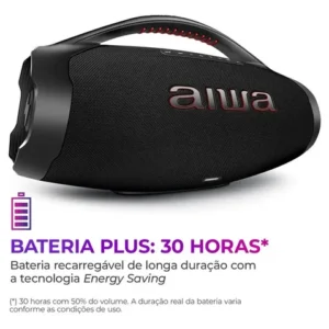 Caixa de Som AIWA Boombox Plus 200W Bivolt AWS-BBS-01-B - Imagem 2