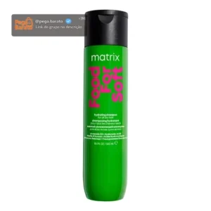 Shampoo Vegano Hidratação Cabelos Secos Food For Soft Matrix 300ml - Imagem 1