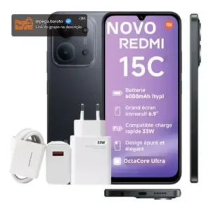 Xiaomi Redmi 15c 256gb 16gb Ram Dual Sim - Preto - Imagem 1
