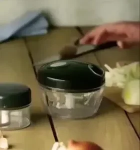 Mini Processador E Triturador De Alimentos Alho Cebola 500ml - Imagem 37