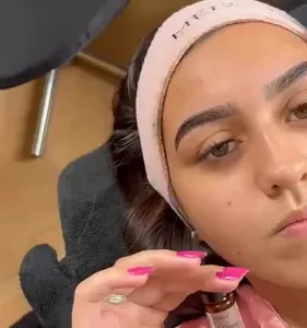 Henna Menela Castanho Escuro Padrão Profissional Para Designer De Sobrancelhas 2.5g Com Fixador E Nanotecnologia Completo - Imagem 29