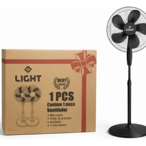 Ventilador De Coluna Light Silencioso 40cm Ajuste De Altura - Imagem 8