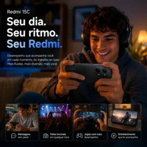Smartphone Xiaomi Redmi 15c 256gb 8gb Ram Dual Sim - Imagem 10